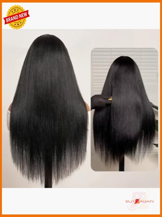 250 Density 13x4 Lace Front Wig Human Hair Pre Plucked Straight Full Lace main image 4